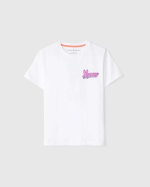 Polos Psycho Bunny Redland Graphic Tee Blanche Enfant | WWM-28571249